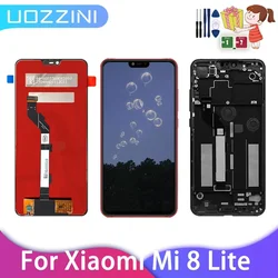 For Xiaomi Mi 8 Lite LCD Display Touch Screen Digitizer Assembly NO/With Frame For Xiaomi Mi8 Lite Mi 8X LCD Tested
