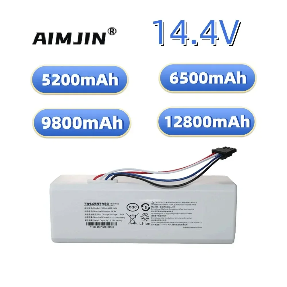 

For Xiaomi Robot Battery 14.4V 1C STYTJ01ZHM Mijia Mi Vacuum Cleaner Sweeping Mopping Robot Replacement Battery G1