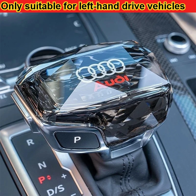 

For Audi Q7 A6 Q8 SQ5 A5 A4 A4L A8L S4 RS5 RS6 A7 SQ8 S5 SQ5 car crystal gear shift knob lever handle car modification parts