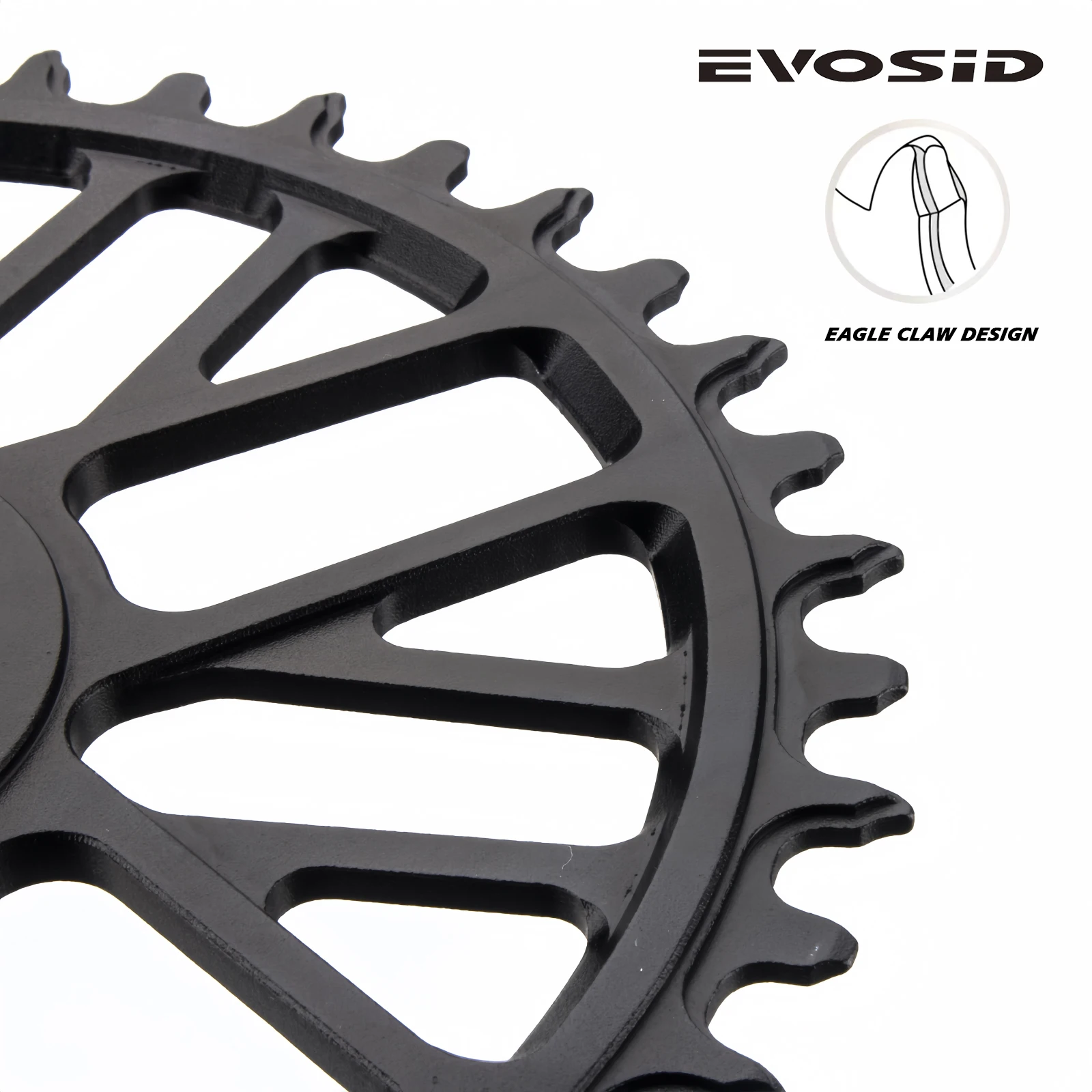 EVOSID Road Bike Chainring 40T 42T 44T 46T 48T Crown Narrow Wide Chainwheel 7075 CNC Tooth Disc Gravel Fold Bicycle Chain Wheel