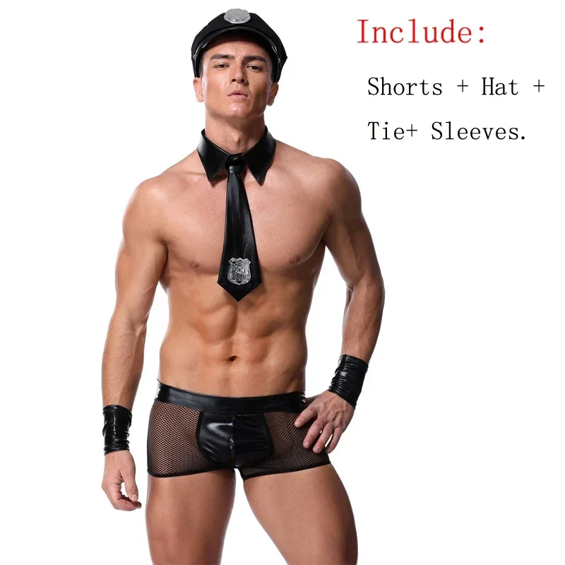 Beberapa Pasangan Polisi Tahanan Kostum Seksi Erotis Pakaian Dalam Wanita Pakaian Bermain Cosplay Gaun Pesta Mewah Karnaval Halloween MN1