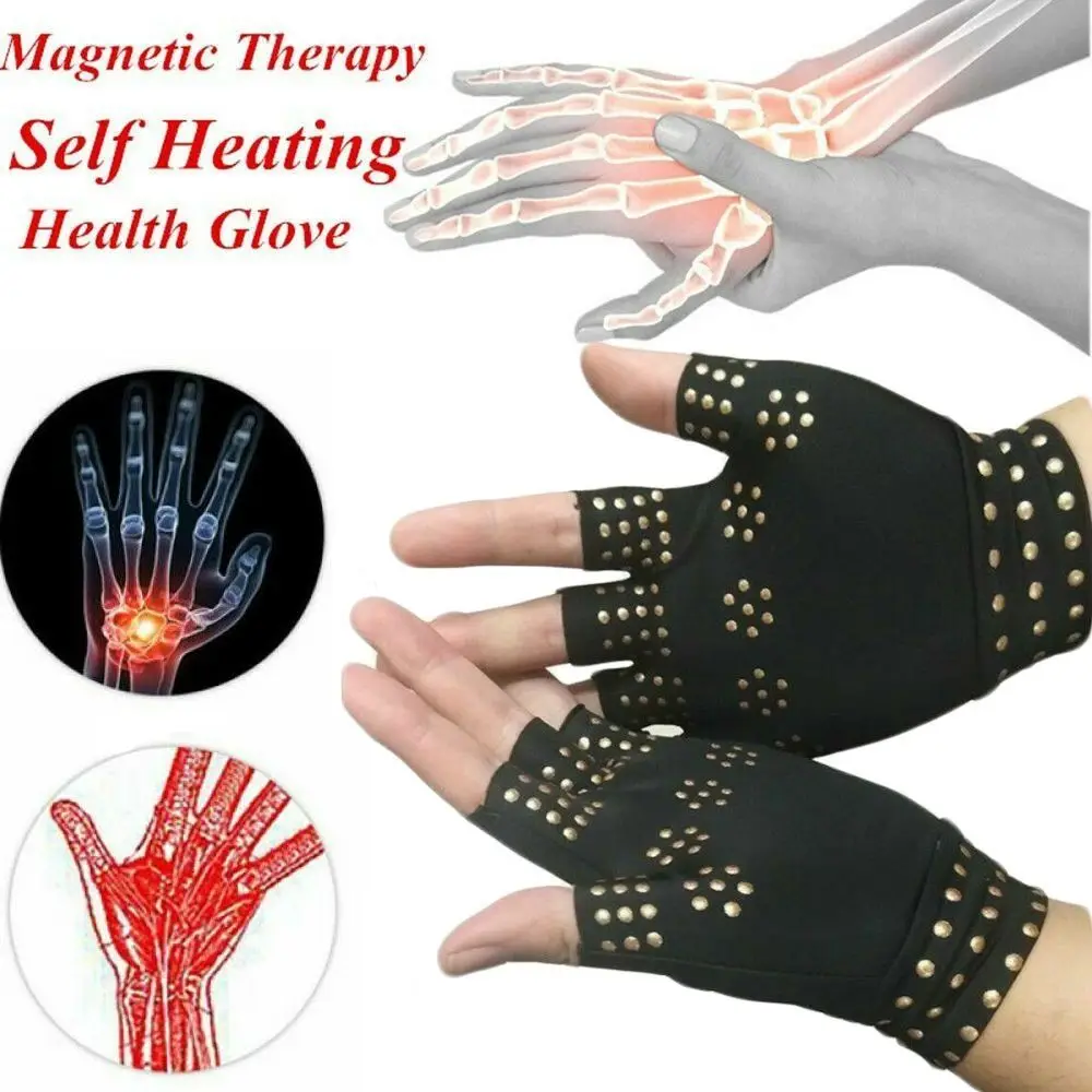 Compression Joints Braces Supports Rheumatoid Anti-Arthritis Compression Fingerless Hand Pain Relief Compression Therapy Gloves