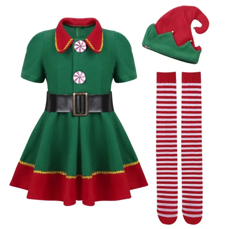 Santa Claus Top Quality Christmas Costume Suit Baby Boy Girl Kids New Year Children'S Clothing Set MN12