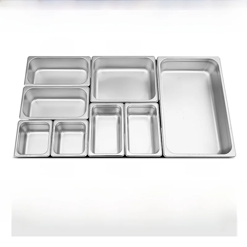

Stainl Steel Rectangular Carent Tray for Fast Food Insulation Table Rectangular ape Chinese Sle Large Size for Ev...