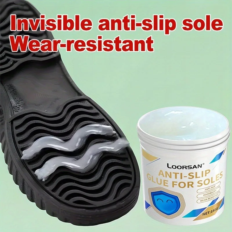 

Прозрачная противоскользящая резиновая подошва (140 г): повышающая ручка, прочный клей — продления срока службы обуви, идеально подходит для ухода за обувью на открытом воздухе