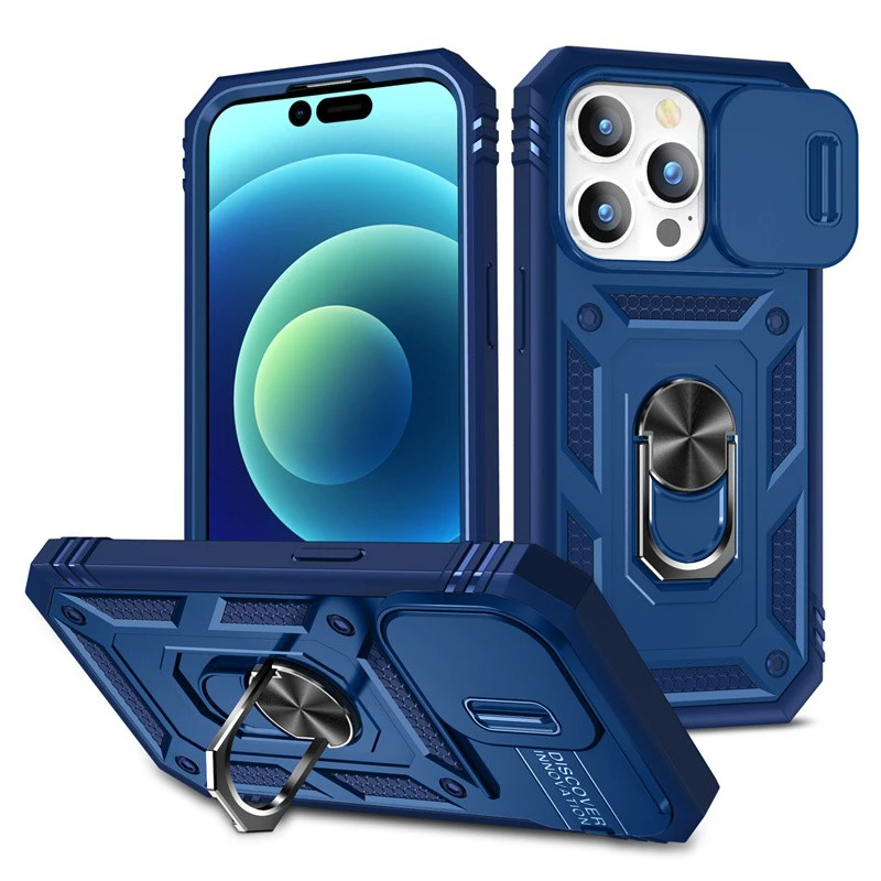 Schiebe-Kameraobjektivschutz Magnetringhalter Hülle für iPhone 18 17 16 15 14 13 12 11 Pro Max Plus Mini XR Stoßfeste Abdeckung – Detail 15