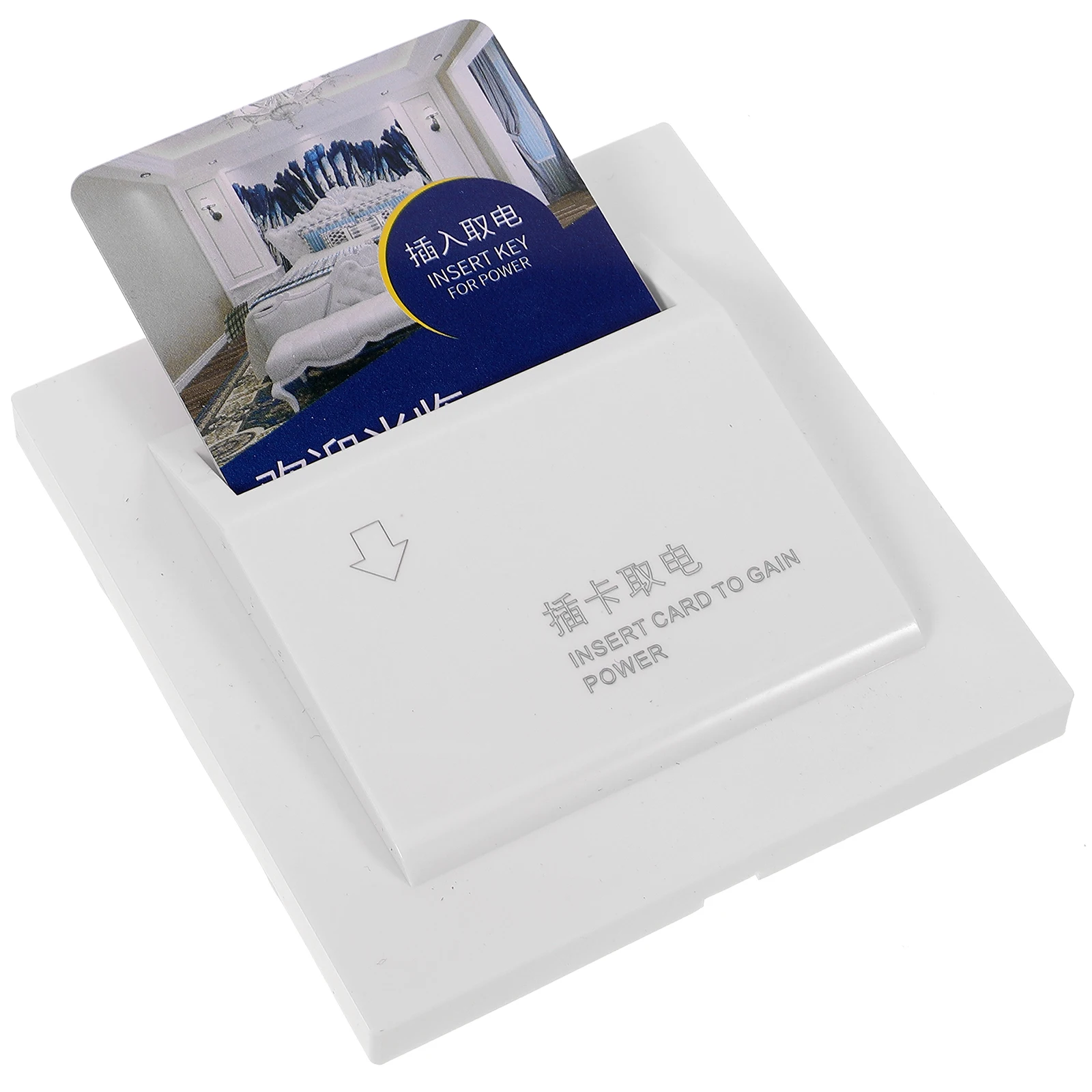 

Switch 40A White C3- Saving Wall Reader High Current Capacity Panel Design for Hotels Guesthouses