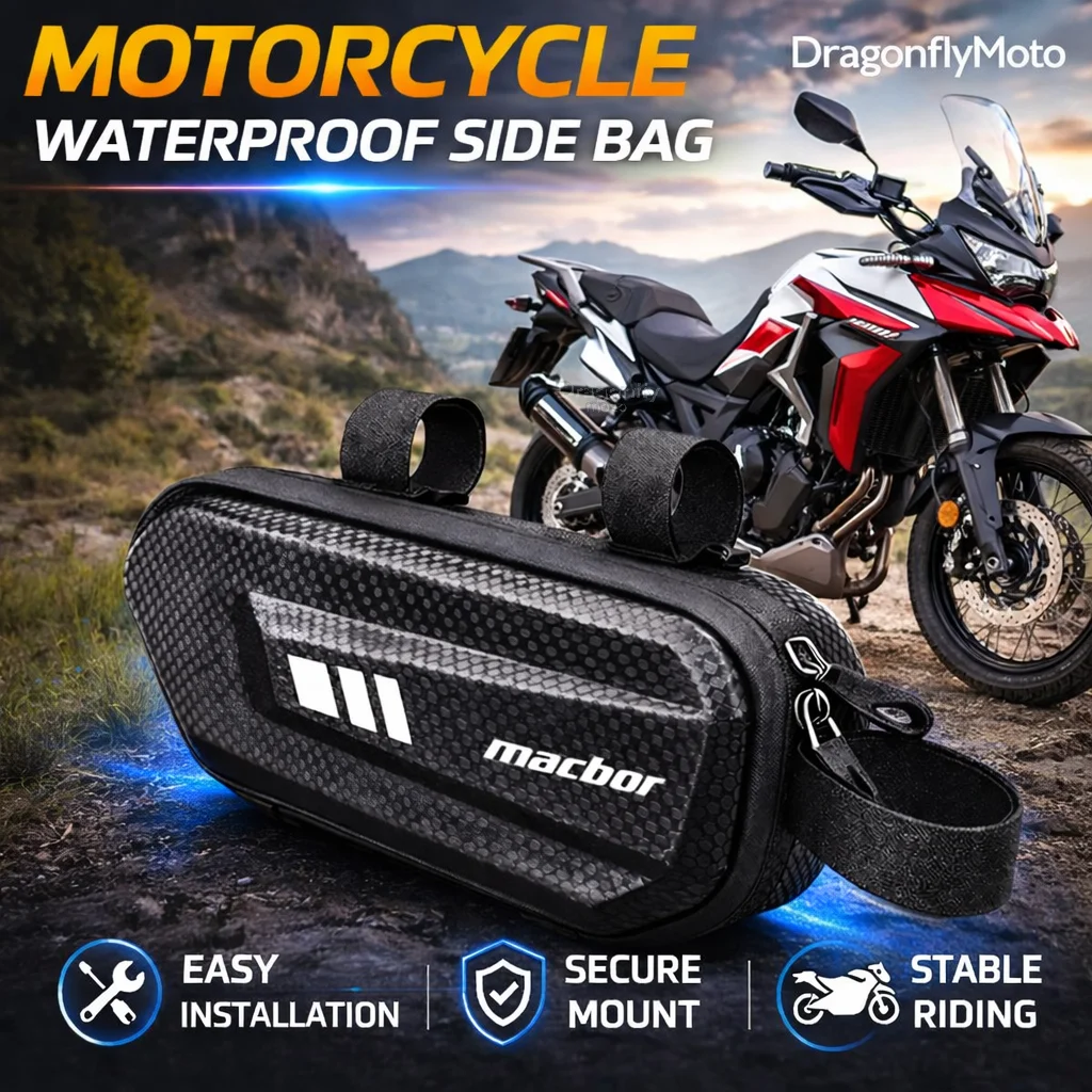 

Large Capacity Motorcycle Side Bag For Macbor Montana XR1 XR5 500 Rockster flat 125 Eight Mile 500 Waterproof Multifunctional