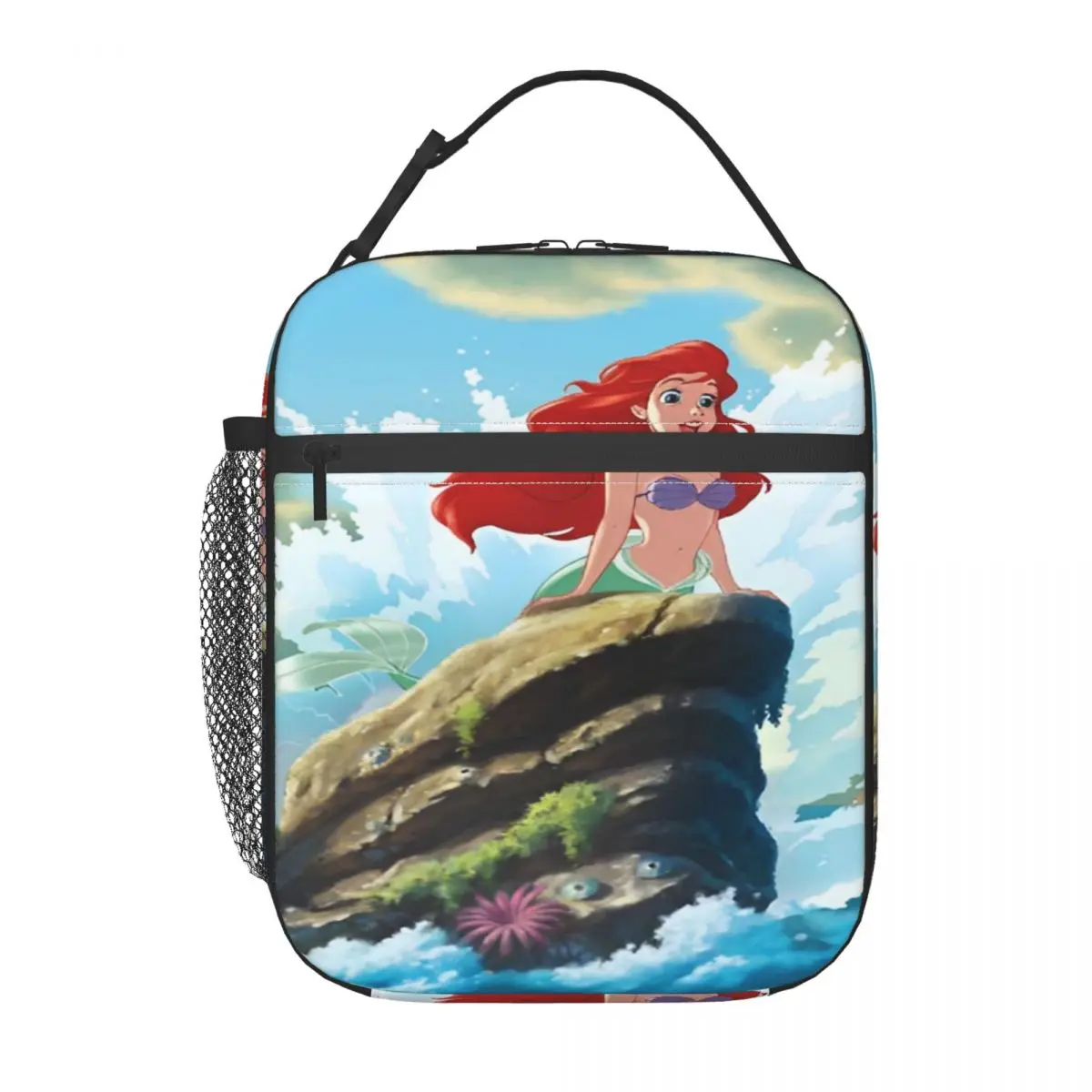 Insulated Lunch Bag The Little Mermaid Accessories Lunch Container Causal Cooler Thermal Lunch Box For Outdoor