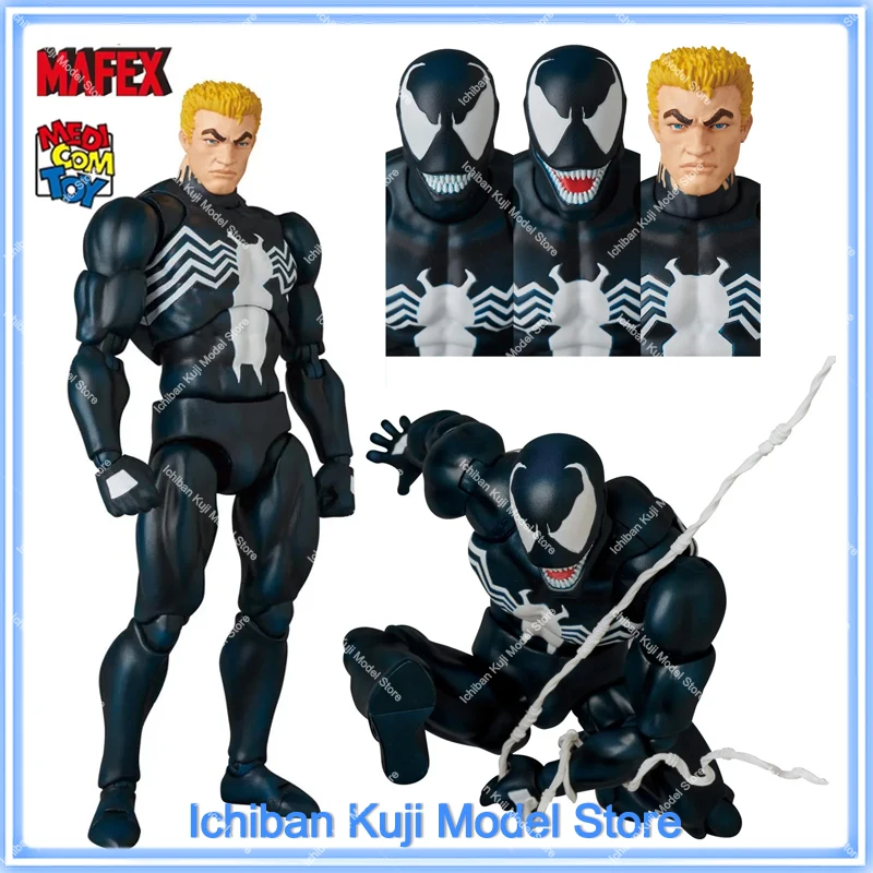 [Reprint] 100%Original In Stock Medicom Toy MAFEX 088 Venom Comic Ver. PVC Anime Action movie Model Collection Toys Gifts