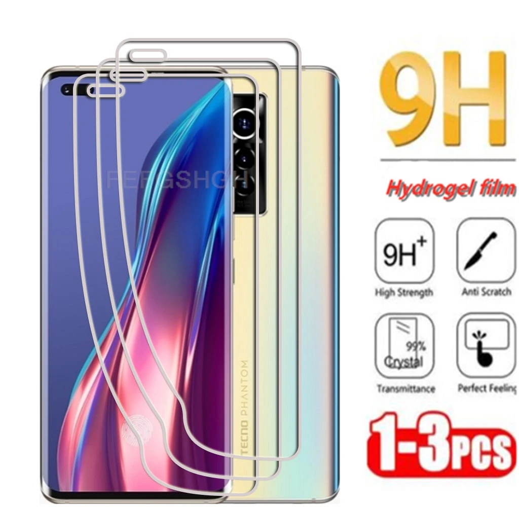 Soft Hydrogel Film For Tecno Phantom X 6.7" Phantomx AC8 On Tecno Phantom X Protective Film
