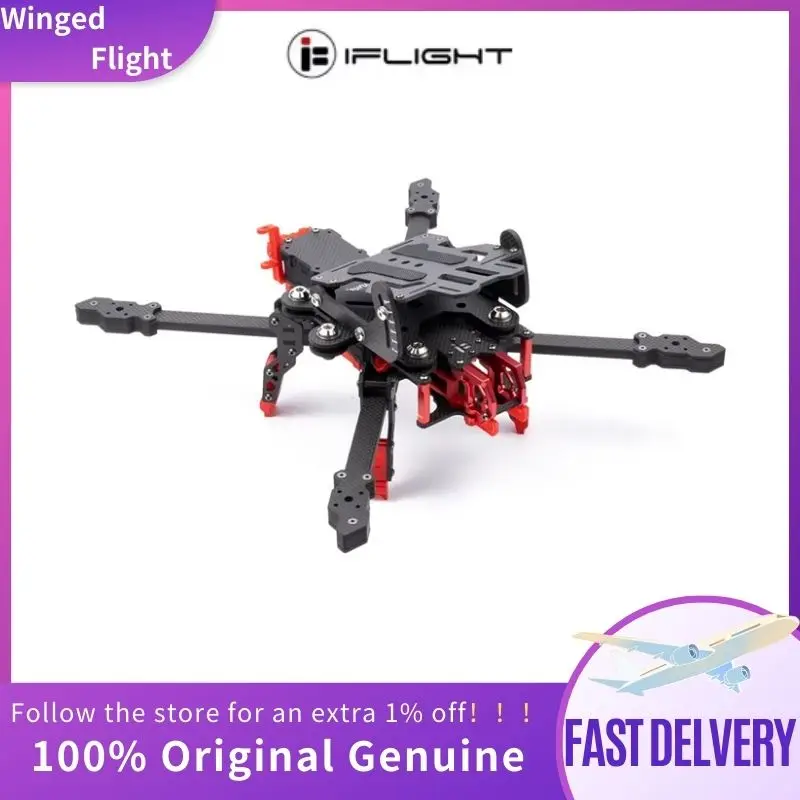 IFlight Taurus X8 V3 8inch Cinelifter Frame Kit With 8mm Arm Compatible 3110 Brushless Motor HQ 8X4X3 Propeller for RC FPV Drone