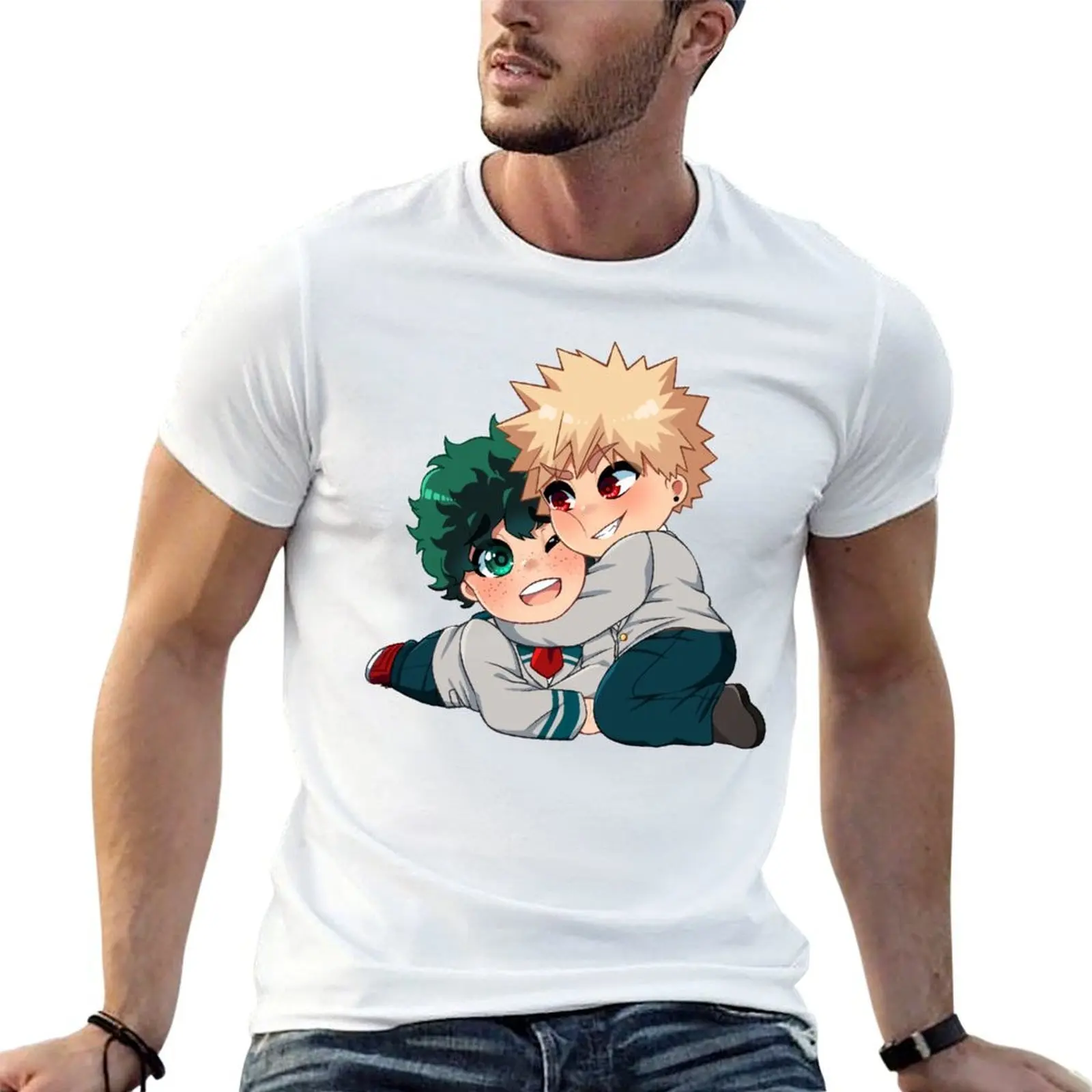 

designer shirts t Snuggles shirt t man shirts oversize graphic T-Shirt anime t BakuDeku
