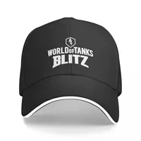World Of Tanks Blitz Logo Cap Fashion Casual Baseball Caps Adjustable Hat Summer Unisex Baseball Hats Customizable Polychromatic