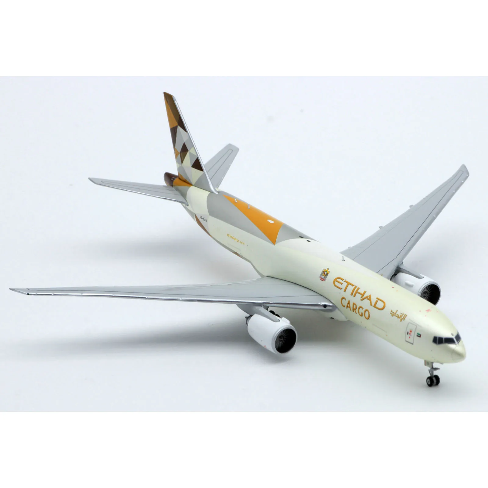 XX4958 Legering Collectible Vliegtuig Gift JC Wings 1:400 Etihad Cargo Airlines Boeing B777F Diecast Vliegtuigen Jet Model A6-DDD