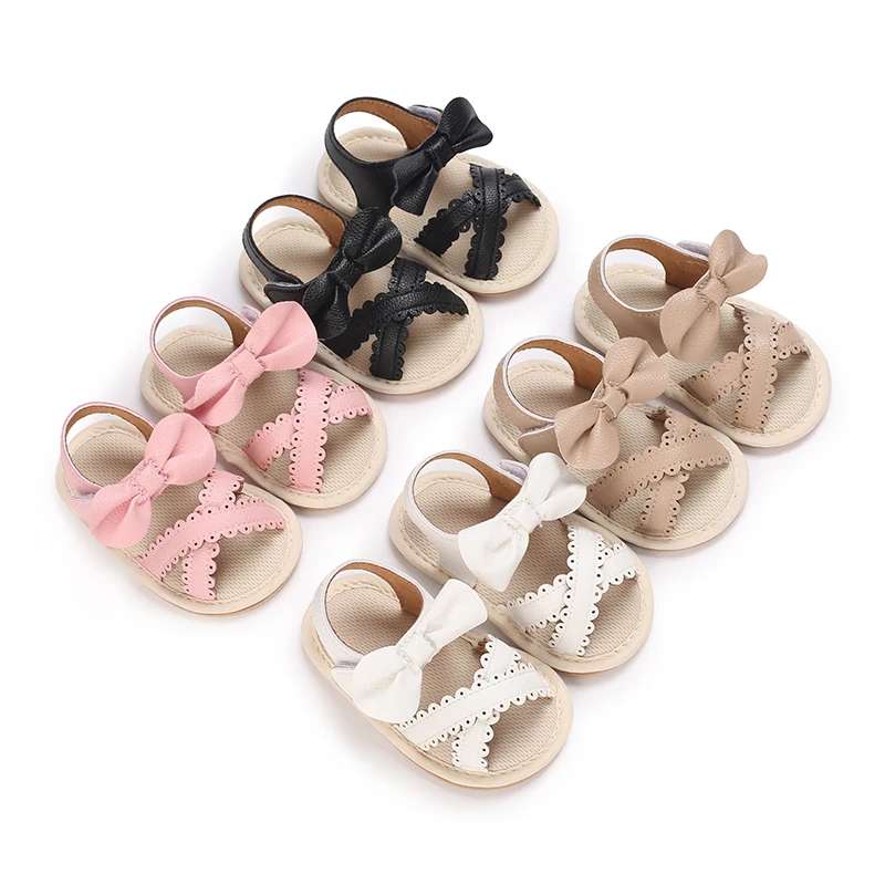 

Летняя обувь для новорожденных, сандалии для девочек, детская обувь, уличная повседневная прогулочная обувь, 0-18 месяцев