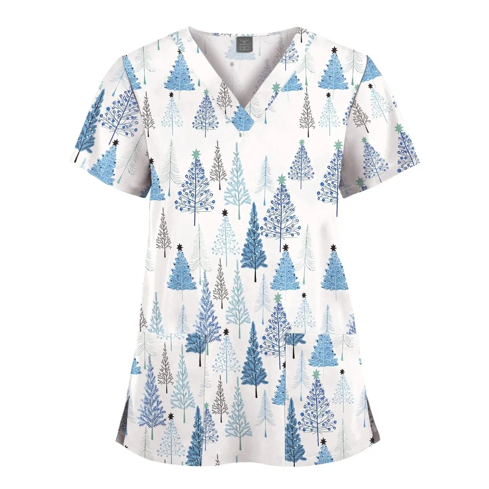 

Рубашки для женщин, ветеринарная форма для стоматологической клиники, салон красоты, зоомагазин, спецодежда, футболка с короткими рукавами, женские скрабы для здравоохранения