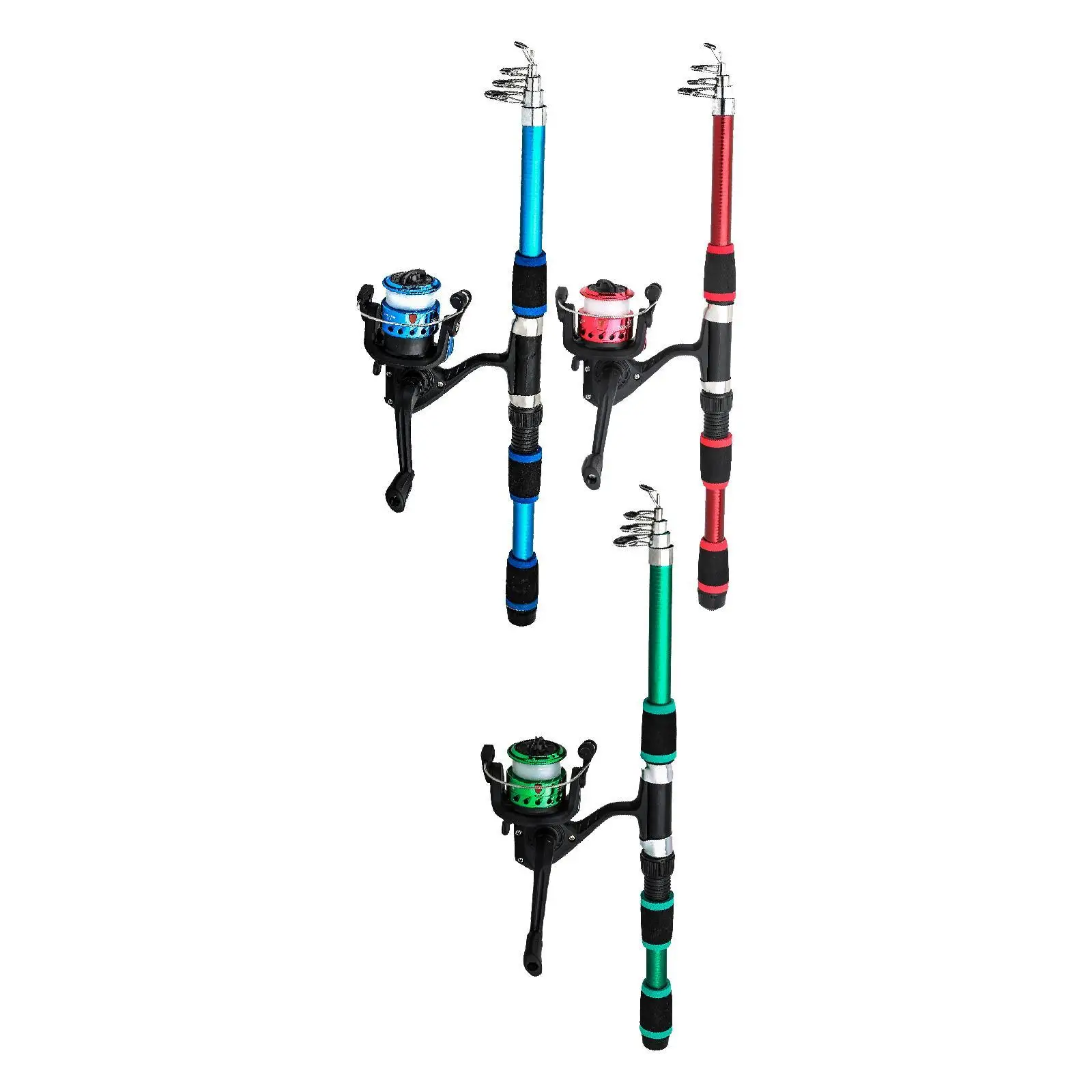 Kids Fishing Rod Reel Combo Lightweight Telescopic Design Spinning Fishing Set for Child Beginner Freshwater Reservoir Lake Use