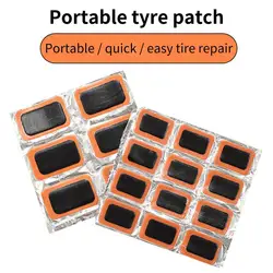 12Pcs/24Pcs 5cm Square Rubber Bicycle Tire Patch Cycle Repair Tools Cycling Bike Tire Tyre Inner Tube Puncture Repair Tool