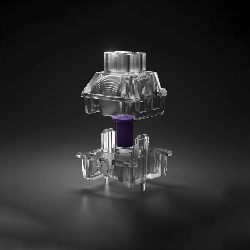 Interrupteur magnétique linéaire KeyTok NOVA pour clavier magnétique HE KS‑20, à effet Hall, plaqué or, ressort de 21 mm, silencieux, HIFI RGB