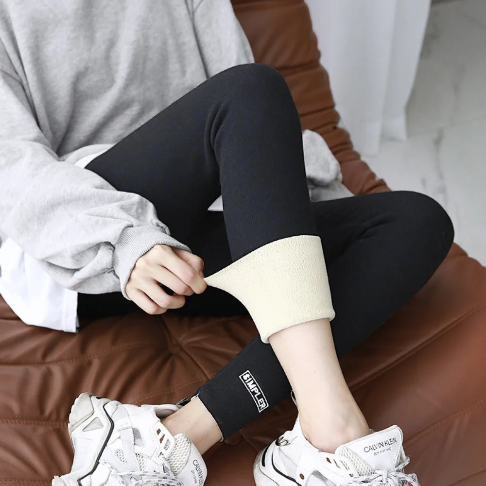 Winter Thicken Warm Cotton Plus Velvet Maternity Legging Fleece Pencil Pants for Pregnant Women Casual Pregnancy trousers