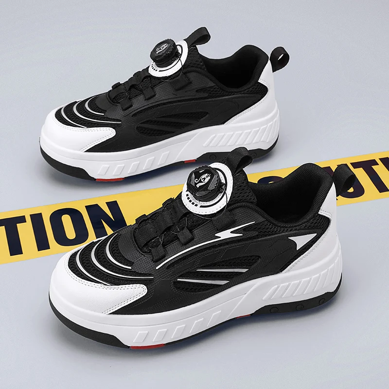 

2025 New Winter Roller Sneakers: Kids' Wear-Resistant Invisible 4-Wheel Auto-Retractable – Boys', Girls' Wheeled Sports Shoes