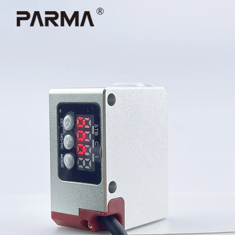 PARMA Long-distance color sensor, adjustable anti-shake color scale, photoelectric sensor PM-W70 NPN output