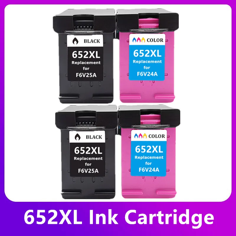 Compatible 652XL Ink Cartridge for hp652 for HP 652 XL Deskjet 1115 1118 2135 2136 2138 3635 3636 3835 4535 Printer