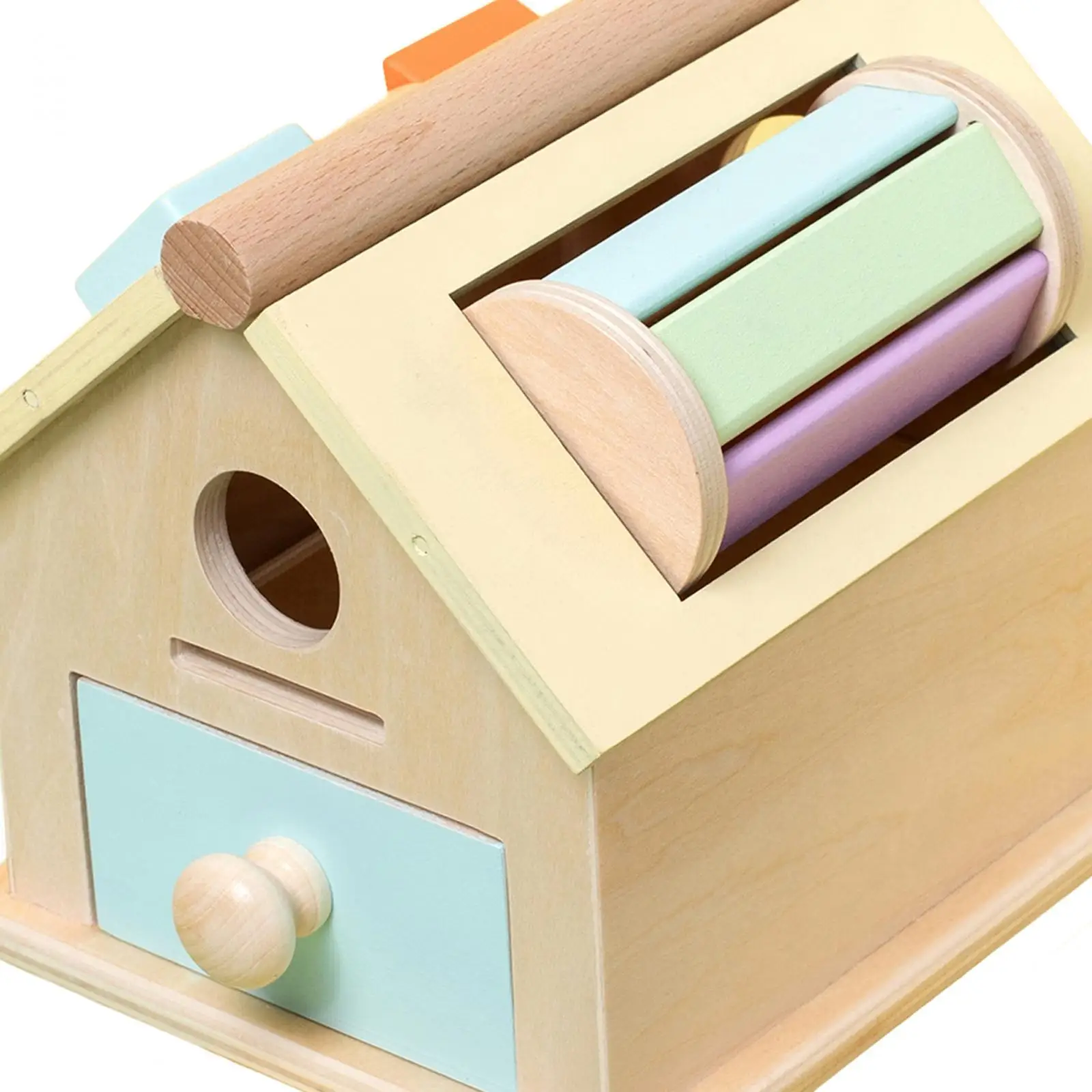 Boîte d'Objet Permanent, décennie s en Bois Rotatifs, Maison Montessori, Jouet pour Moteur Fin