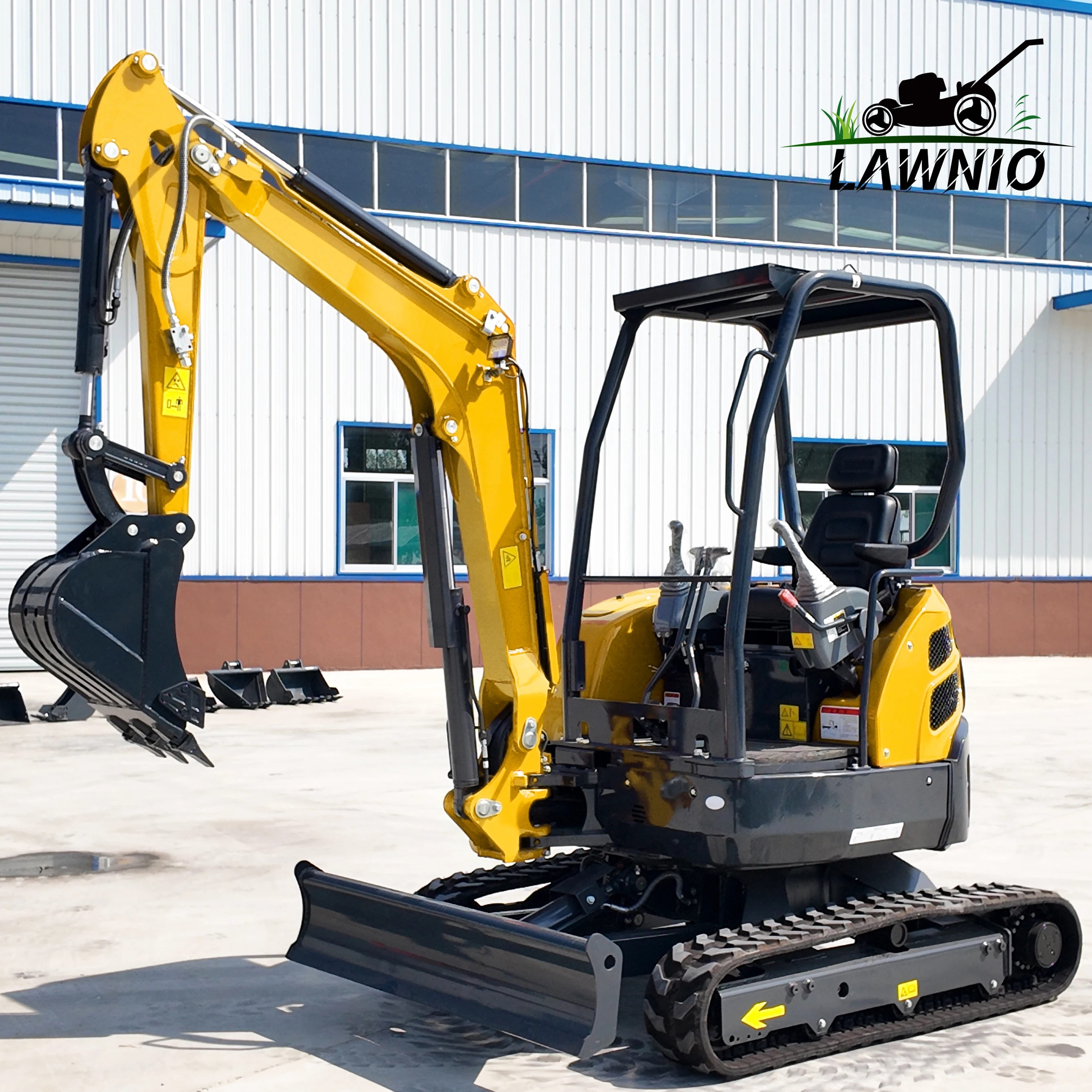 Factory Direct Excavator  Optional Cabin Pilot Control Rubber Track Farm Yard Work Pro Site Heavy Duty Excavator