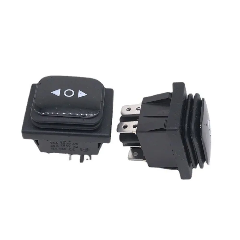 Momentary Polarity Toggle Switch DC 12V 10A Waterproof Reverse Switch Rocker 6 Pin 3 Position Hoist, Crane, Linear Actuator