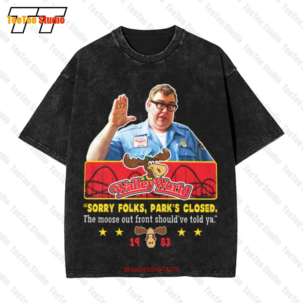 

Vacation Wally World 1984 Park Is Closed Vintage Oversized T-Shirt B120