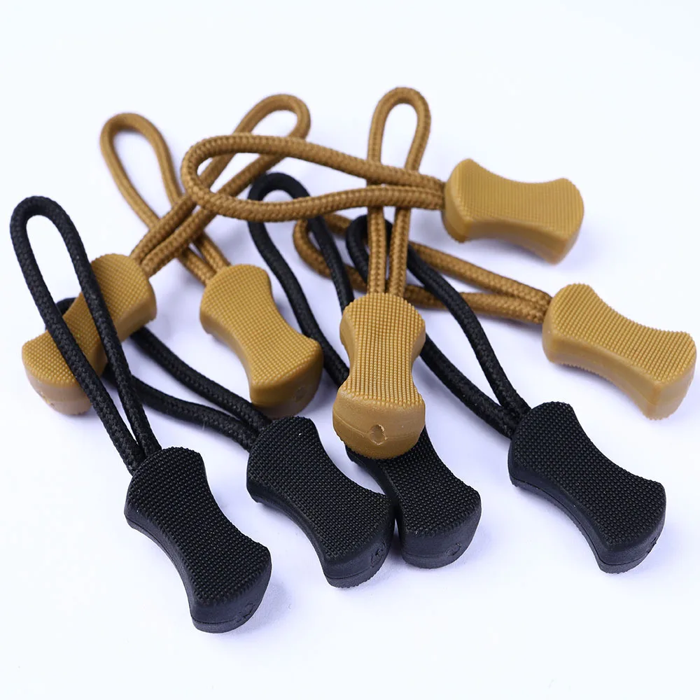 5pcs/lot Zipper Pull Tag Puller End Fixer Zip Cord Tab Replacement Clip Broken Buckle Travel Bag Suitcase Backpack Accessories