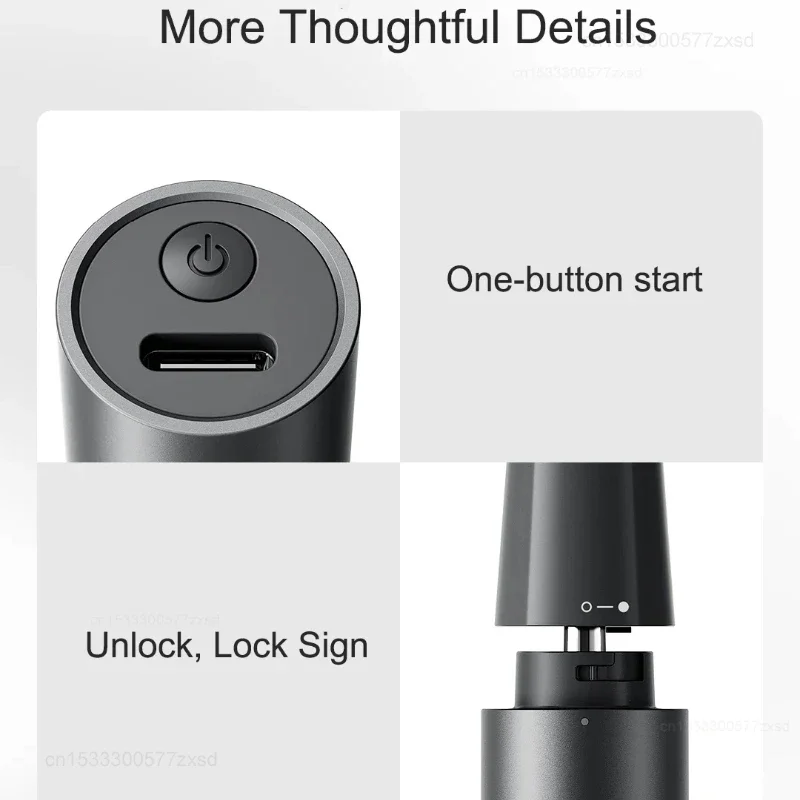 Электрический триммер Xiaomi Mijia для носа, удаляемое антибактериальное лезвие, скрытый защитный чехол, водонепроницаемый дорожный мужской инструмент IPX5