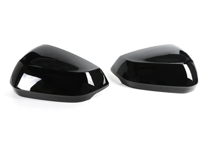 For Audi Q3 2019-2023 / Q2 Q2L 2018-2023 Replace Car Exterior Rearview Mirror Cover Side Mirrors Housing Shell  Black A Pair