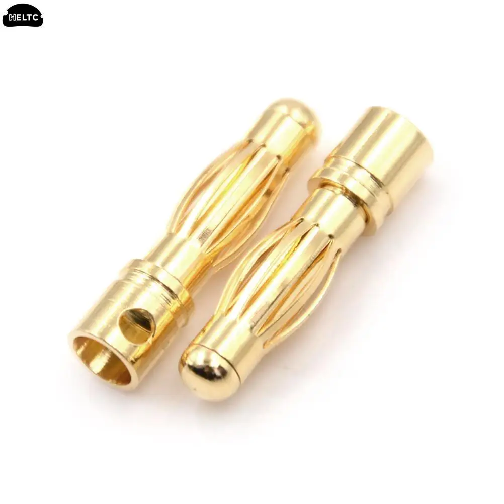 10Pair 4mm RC Battery Gold-plated Bullet Banana Plug High Quality Male Female Bullet Banana Connector