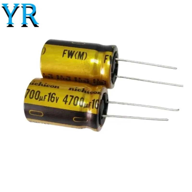 

10 шт. 4700 мкФ 16 В NICHICON FW серии 16x25 мм 16 В 4700 мкФ Hi-Fi аудио конденсатор 16*25 мм
