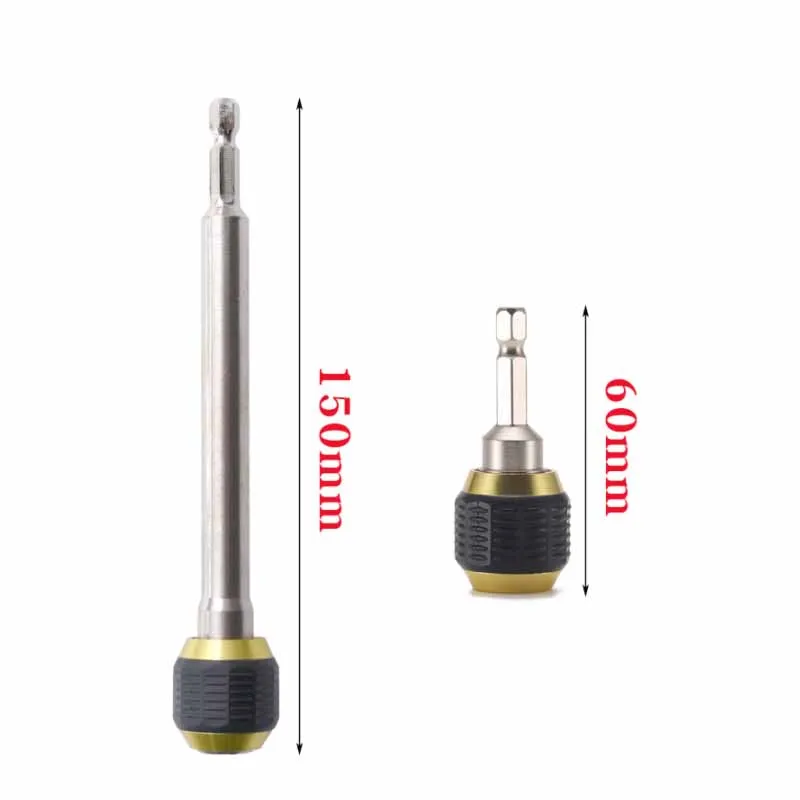Hexagonal Shank Quick Coupling Quick-Release Transform ADAPTER UNTUK Electric Drill Convertor Power Tool Accessories Self-Lock