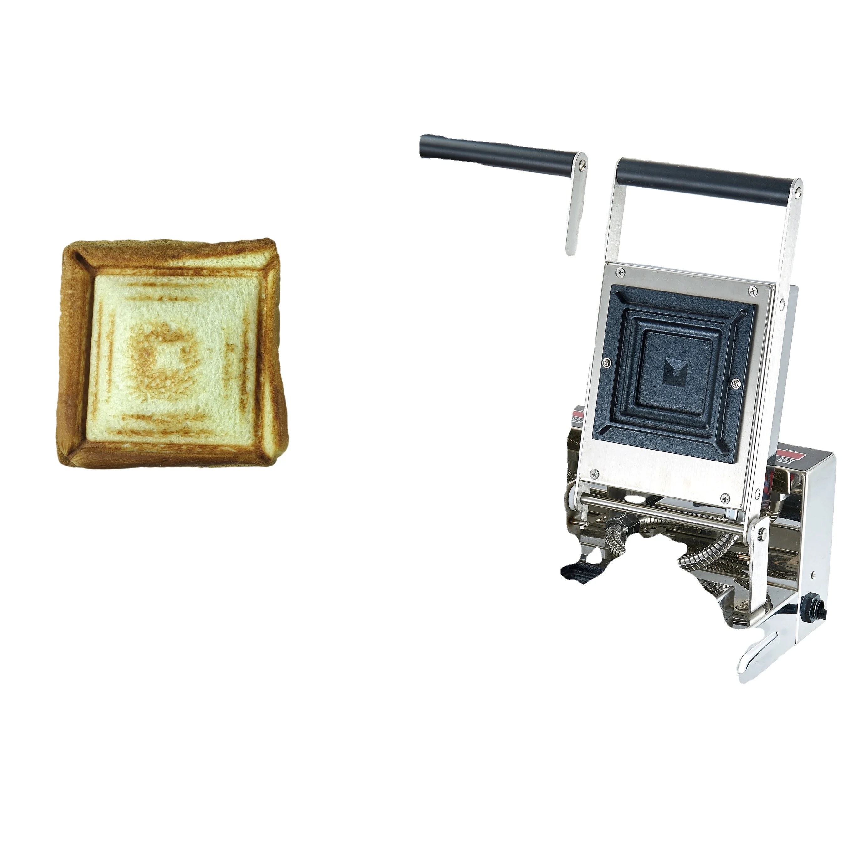

Popular New Type Street Food Commercial Non-stick Breakfast Durable Square Sandwich Maker