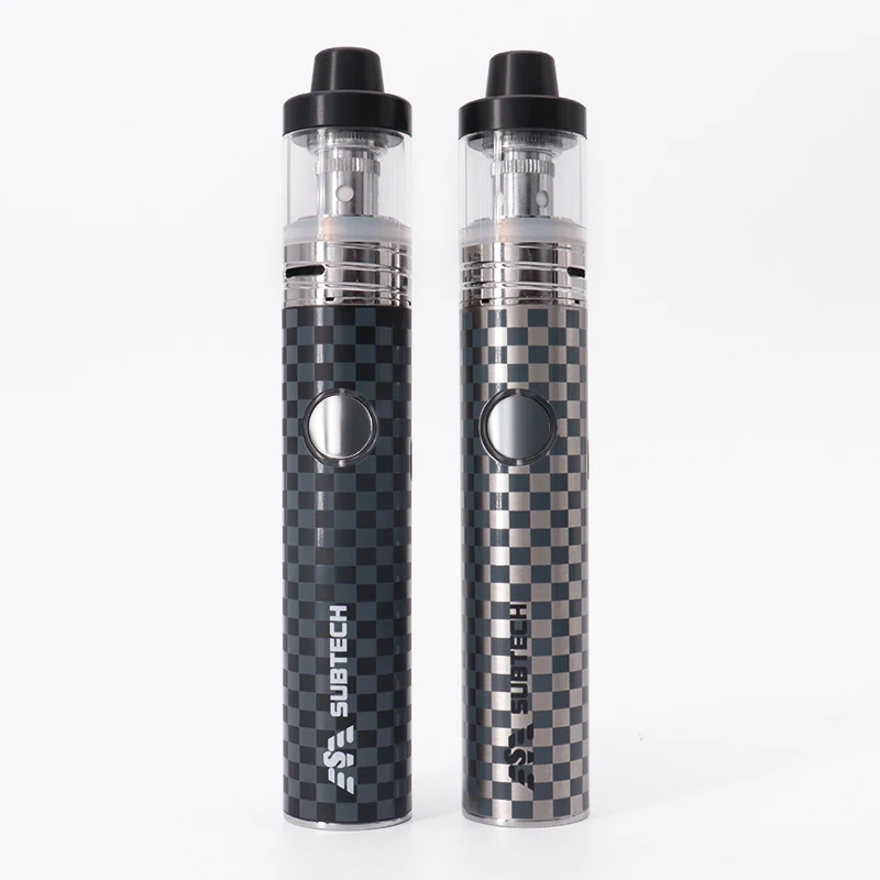 Stylo vapoteur électronique S22 60W, kit de dosettes, contrôle de débit d'air, batterie 1800mAh, 2ml, atomiseur précieux E Laguna ette, vaporisateur de vapeur de fumée