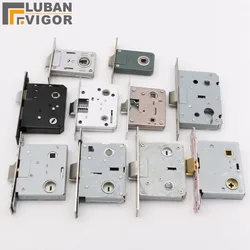 Single tongue lock body Mortise lock cylinder 5050 5045 5040 bathroom replacement lock easy to install