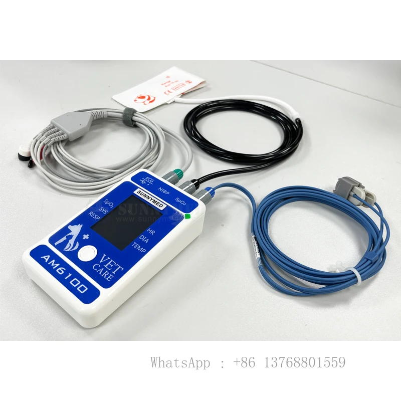 Pet Clinic Hospital Medical Animal Surgical Equipment Vet Vital Signs Veterinary Multiparameter Monitor