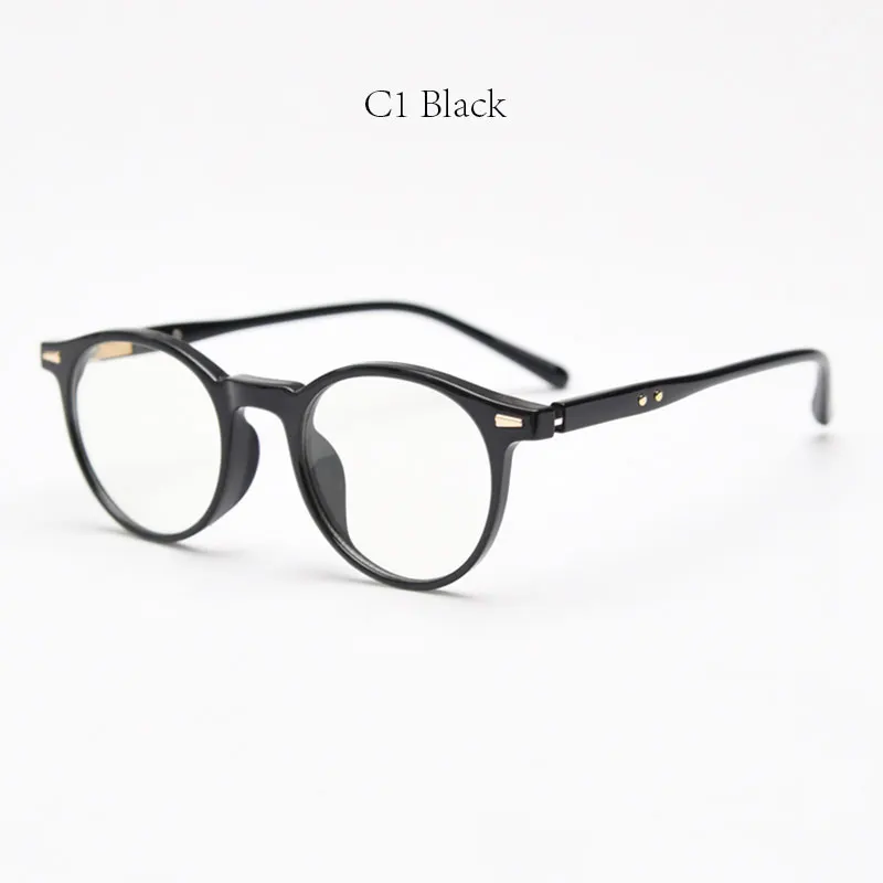 Mimiyou TR90 Nieten-Rundbrillengestell für Damen Vintage Anti-Blaulicht Optische Brillen für Herren Brillengestell UV400 Computerbrille – Detail 10