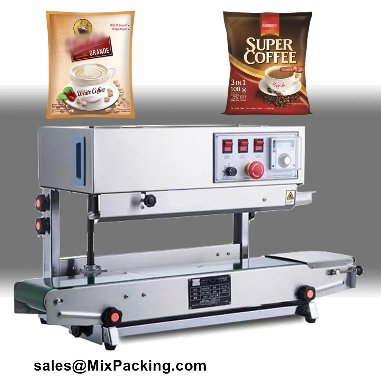 

Automatic Plastic Bags Continuous Sealing Machine Band Sealer