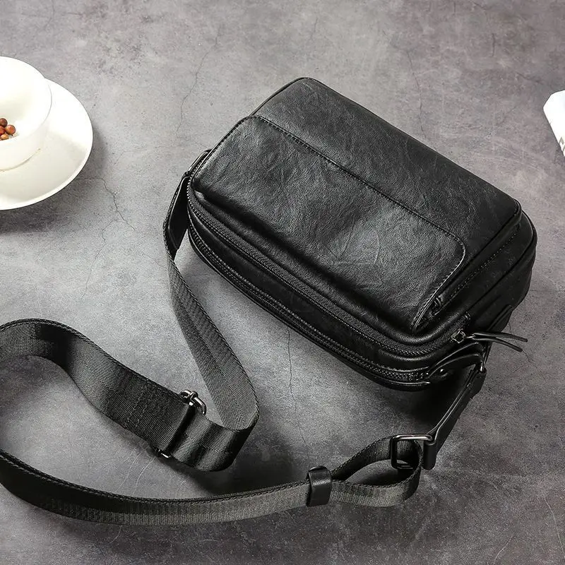 2027 New Luxury Men's Handbags High Quality Pu Leather Male Men Shoulder Bag Crossbody Bags Messenger Handbag Bag