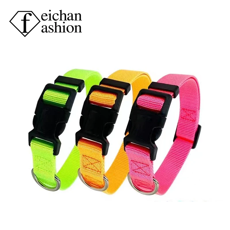 feichan Dog and Cat Rope Pet Rope Collar Set Large, Medium, and Small Sizes Nylon Reflective Promotion 50% Off 10  Shipping