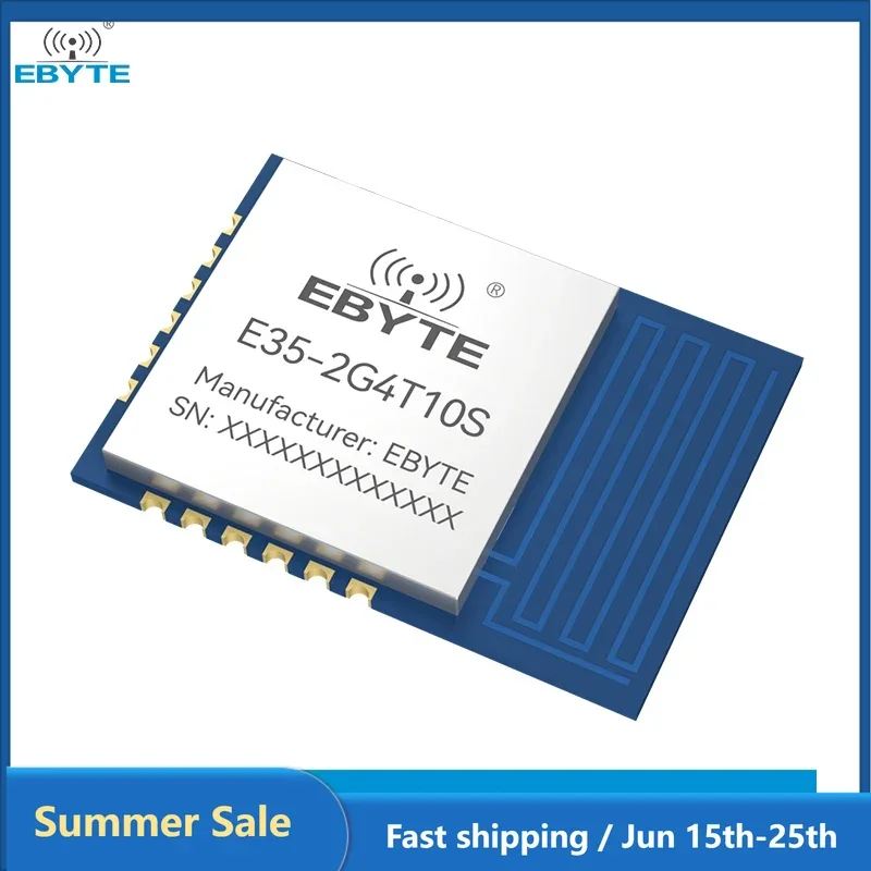 

TLSR8208 2.4GHz Wireless Module UART Cost-Effective Low Power Consumption EBYTE E35 Series Transparent Transmission Module