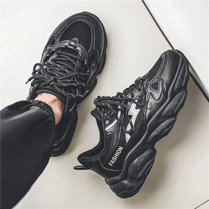 

Fashion Men Casual Shoes Lightweight Running Sneakers Flexible Breathable Durable Sports Shoes Leisure Stylish Walking Shoes