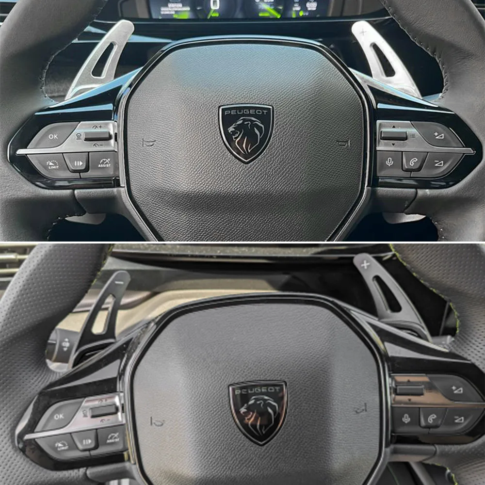 لبيجو 308 الجيل الثالث 408 PHEV 2022 2023 2024 SW GT الهجين قسط عجلة قيادة السيارة شيفتر مجذاف DSG تمديد الملحقات #4