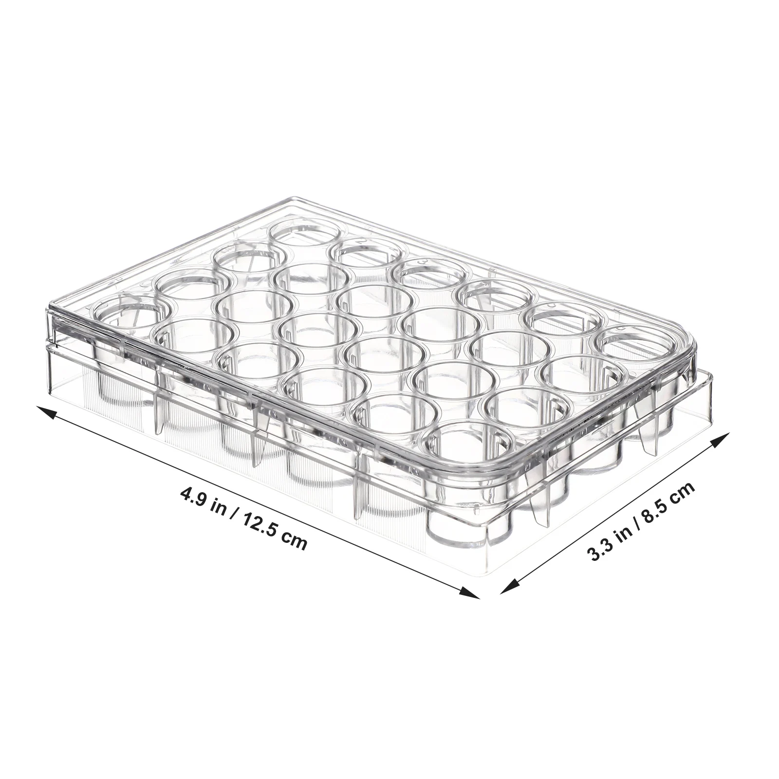 

24-well Culture Plate Deep Cell Tissue Lid Transparent Polystyrene Sterile Medical Grade Stackable Reduced Evaporation for Cell